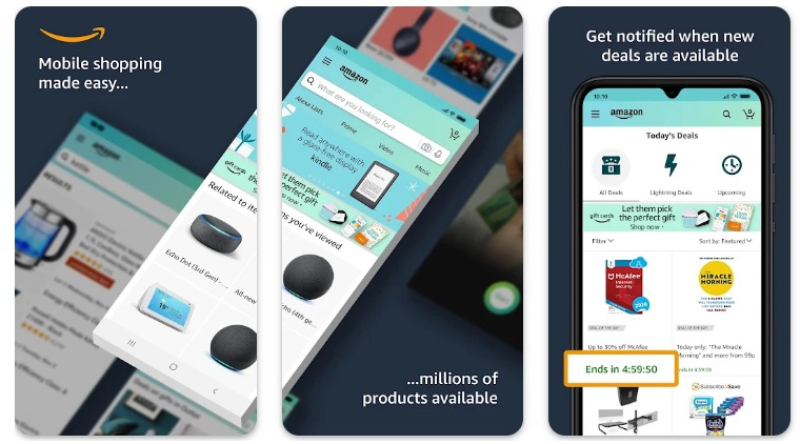 Amazon-Handmade Home Shopping Made Easy: Retail Apps Like QVC