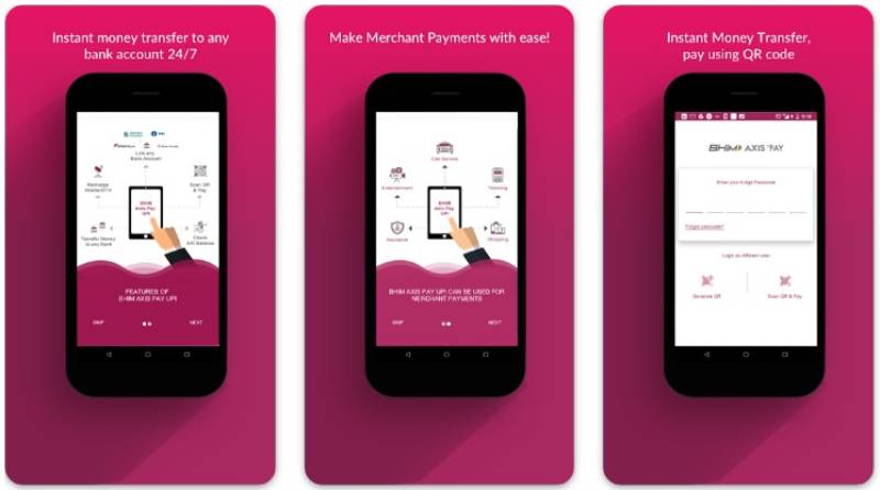 BHIM-Axis-Pay Convenient Payments: Mobile Wallet Apps Like Paytm