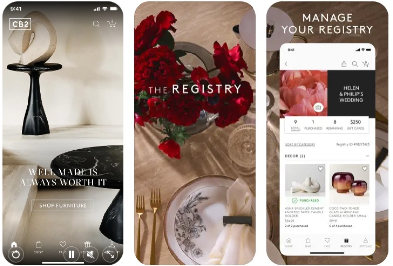 CB2 Home Decor and More: Shopping Apps Like Wayfair