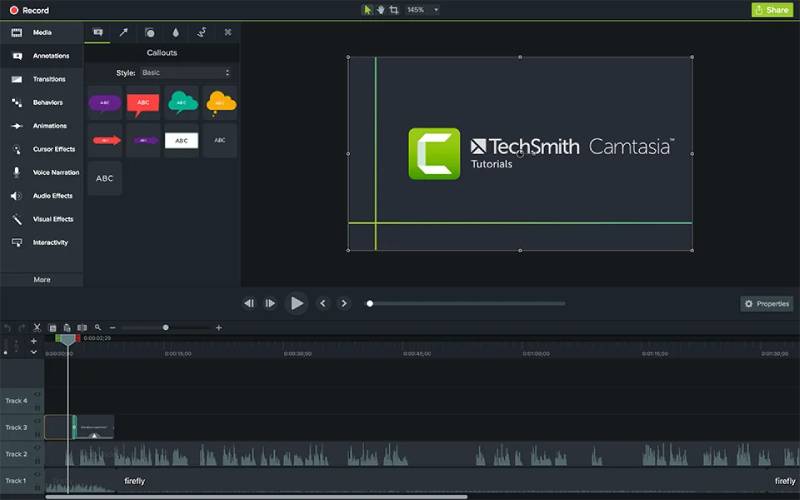 Camtasia-2 Simplifying Video Editing: Creative Apps Like Kapwing