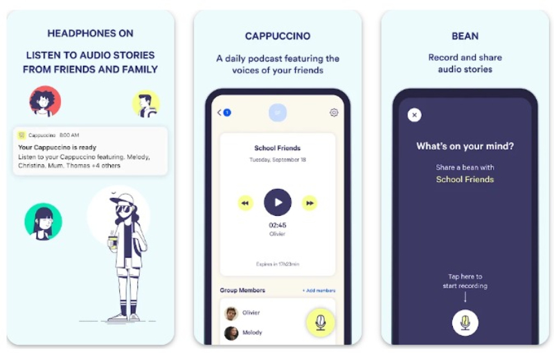 Cappuccino Voice and Connect: Social Apps Like Clubhouse