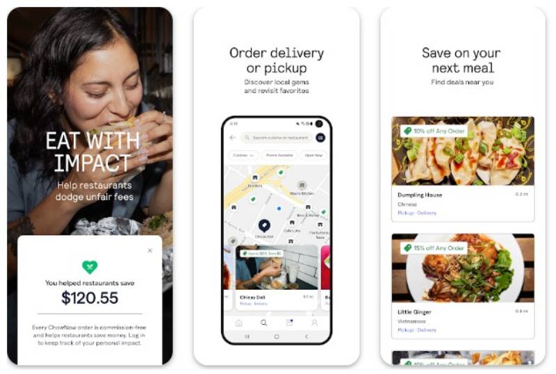 ChowNow Food Delivery: Quick Meal Apps Like Postmates