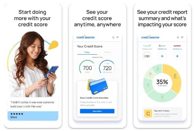 Credit-Sesame Credit Management: Financial Health Apps Like Experian