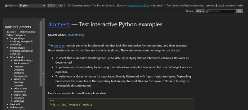 Doctest Enhance Testing: Essential Python Unit Testing Frameworks