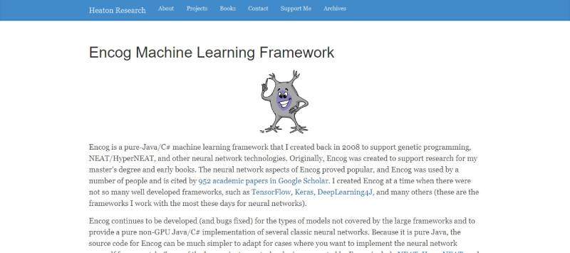 Encog AI with Java: Top Java Machine Learning Libraries