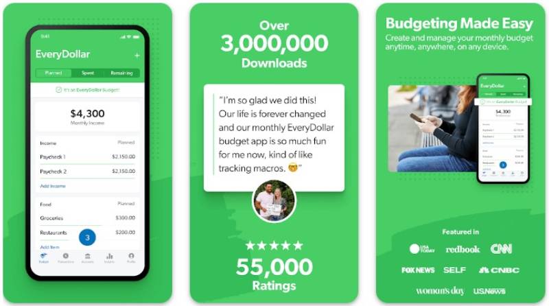 EveryDollar-now-Ramsey Personal Finance Tracking: Budgeting Apps Like Quicken