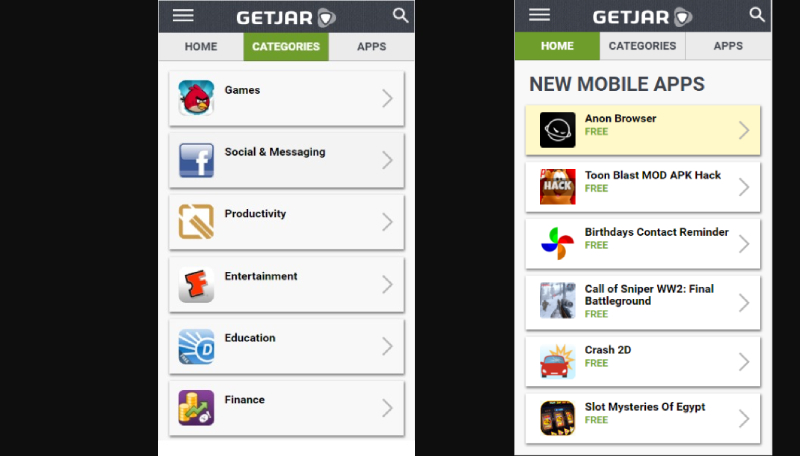 GetJar Alternative App Stores: Discover Apps Like Aptoide
