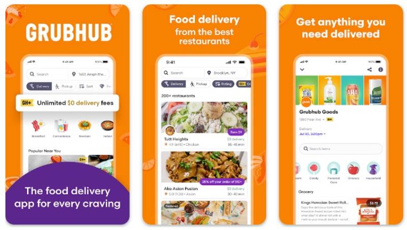 Grubhub Food Delivery: Quick Meal Apps Like Postmates