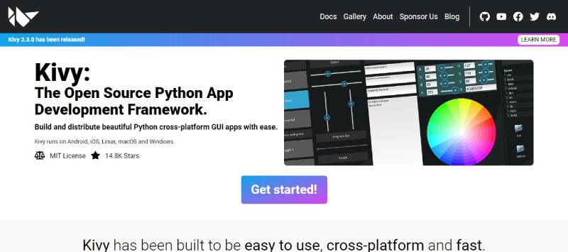 Kivy Design Great Apps: Top Python GUI Libraries