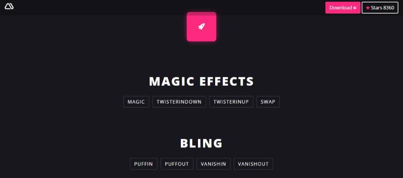 Magic-CSS Animate with Ease: Top CSS Animation Libraries Today