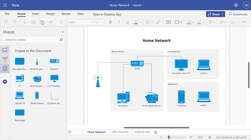Microsoft-Visio Diagramming and Planning: Apps Like Lucidchart