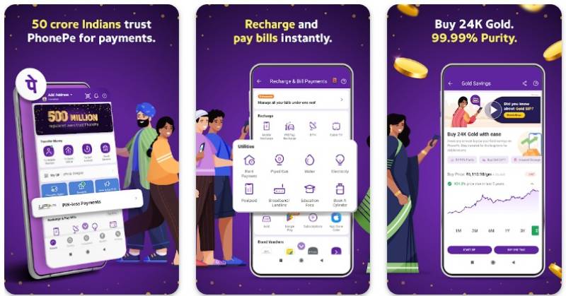 PhonePe Convenient Payments: Mobile Wallet Apps Like Paytm