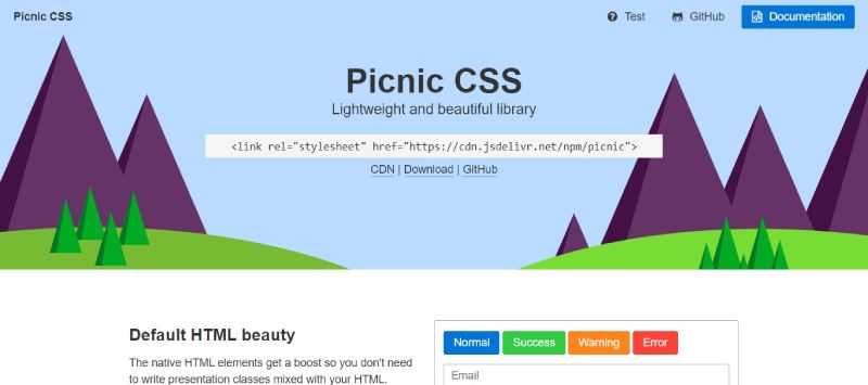Picnic-CSS Trending CSS-in-JS Libraries for Developers