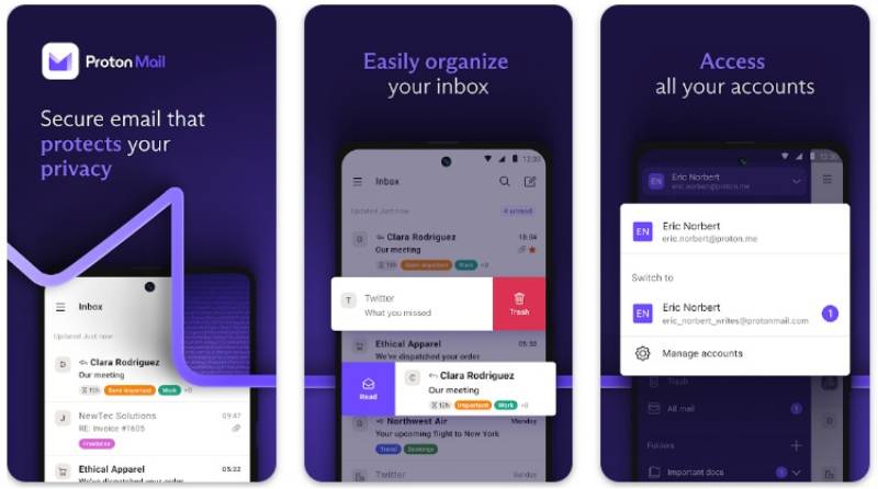 ProtonMail Efficient Email Organization with Apps Like Gmail