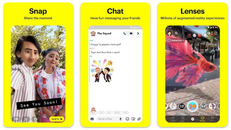 Snapchat Stay Connected With Messaging and Chat Apps Like Messenger