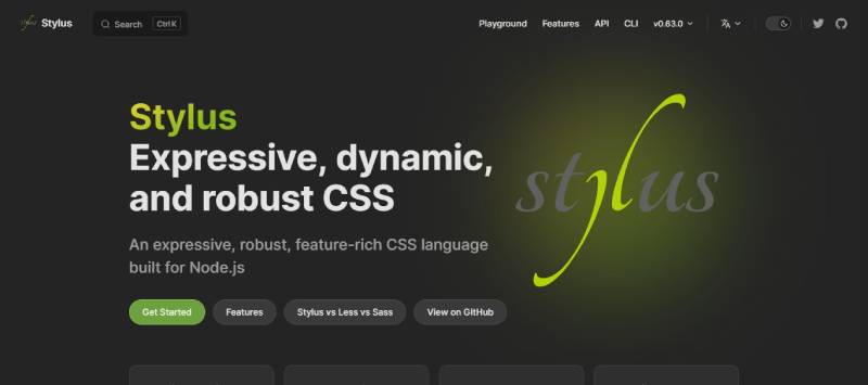 Stylus The Best CSS Preprocessors for Developers