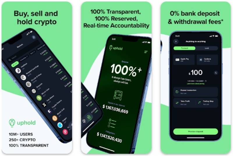 Uphold-1 Trading Cryptocurrencies: Investment Apps Like Binance