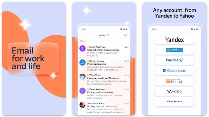 Yandex.Mail_ Efficient Email Organization with Apps Like Gmail