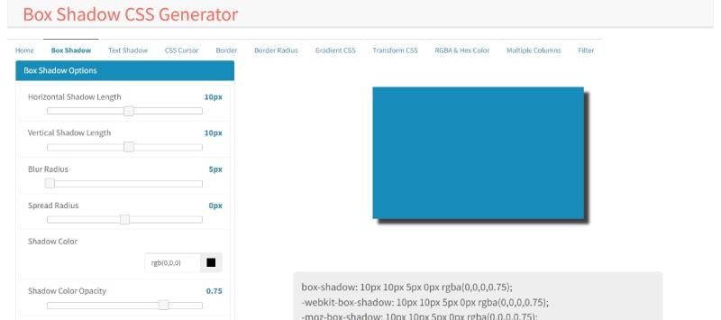 https___cssgenerator.org_box-shadow-css-generator.html_ Unlocking Efficiency: Top CSS Generators To Try