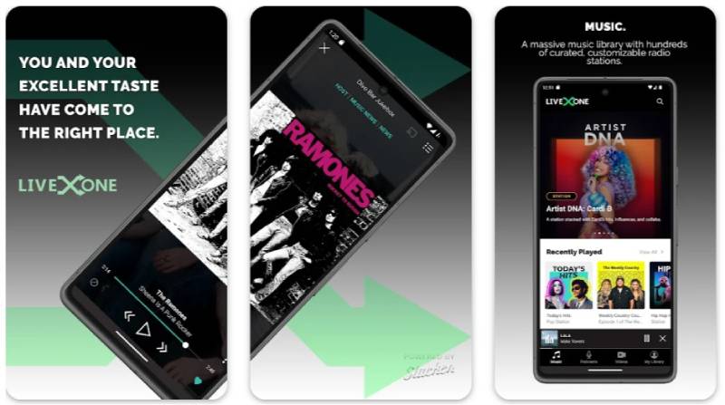 LiveXLive Tune In: Music Streaming Apps Like Pandora