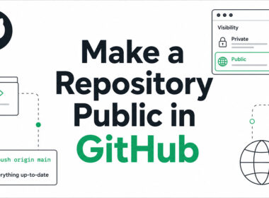 How to Make a Repository Public in GitHub