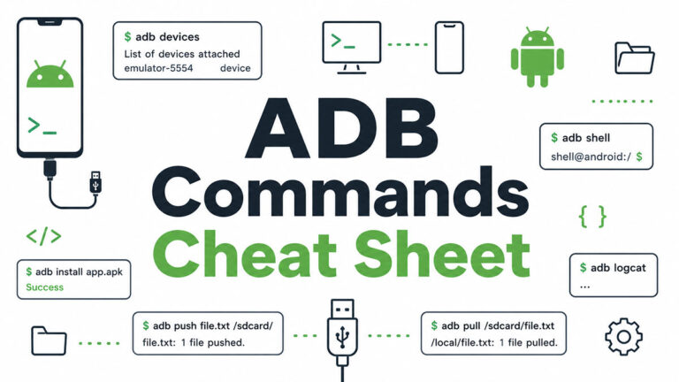 ADB Commands Cheat Sheet