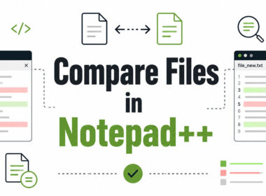 How to Compare Files in Notepad++