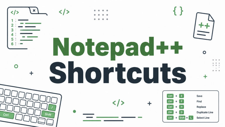 The Notepad++ Shortcuts That Replace 6 Plugins
