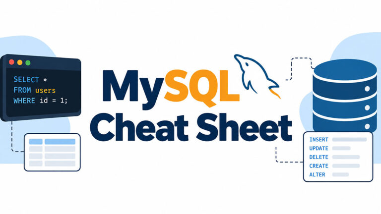 MySQL Cheat Sheet