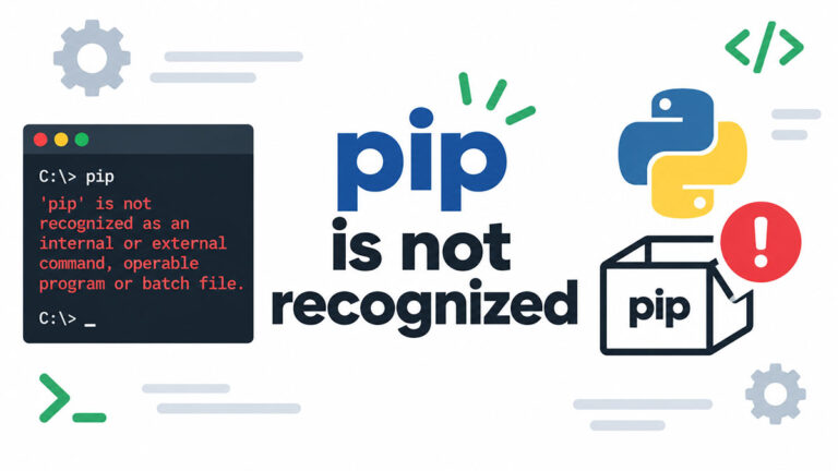 pip is not recognized in VS Code: Why It Happens and How to Fix It