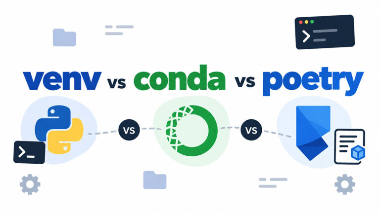 venv vs conda vs poetry: Which One for Which Project