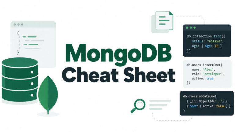 MongoDB Cheat Sheet